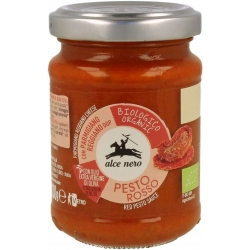 Pesto czerwone z suszonych pomidorów 130g BIO Alce Nero
