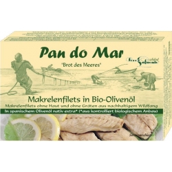 Makrela w BIO oliwie z oliwek 120g Pan do Mar