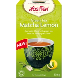 Herbatka zielona z cytryną i matchą BIO 17x1,8g yogib tea