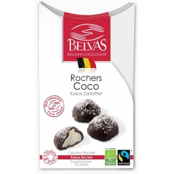 Belgijskie czekoladki z nadzieniem kokosowym BIO 1000g Belvas