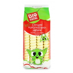 CHRUPKI KUKURYDZIANO-JAGLANE SPIRALE BEZGLUTENOWE BIO 60 g - BIOMINKI