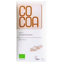 Czekolada cynamonowa BIO 50g COCOA