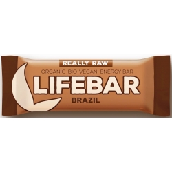Baton z orzechami brazylijskimi RAW BIO 47g LifeFood