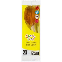Lizak o smaku cytrynowym bezgl BIO 13g CANDY TREE